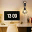 Vintage Industrial Black Corner Wall Light with Metal Cage Hanging Pendant Sconce Plug-in