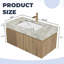 Meuble-lavabo flottant de luxe avec lavabo 36 po Luxury-45704599-45704553