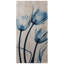 « Tulipes is Blue »-impression d’art graphique sur bois