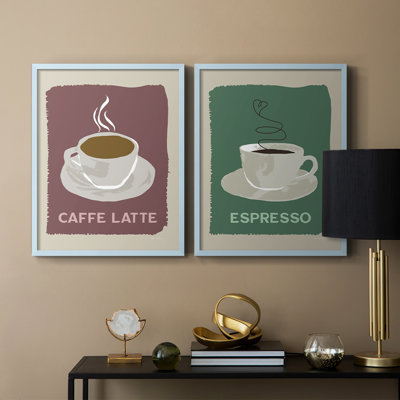 Modern Coffee III-Premium Framed Print -Ready to Hang - No Nails Required - No Nails Required