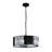 5-Lights Round K9 Round Crystal Chandelier Pendant With Crystal Strip Pendant Light Fixture For Kitchen Dining Room Bedroom