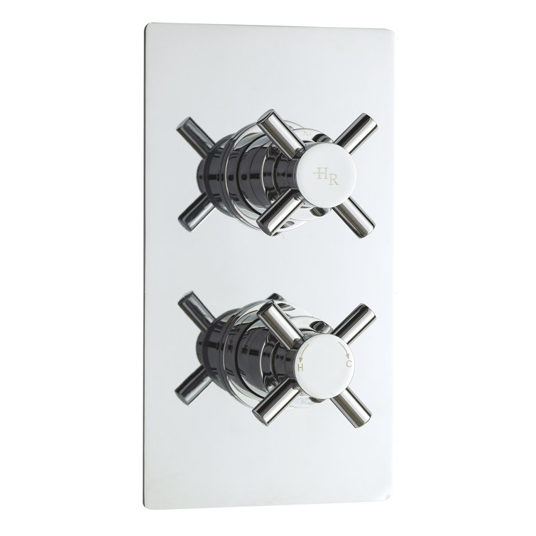Tec Crosshead Double Concealed Diverter Shower Valve