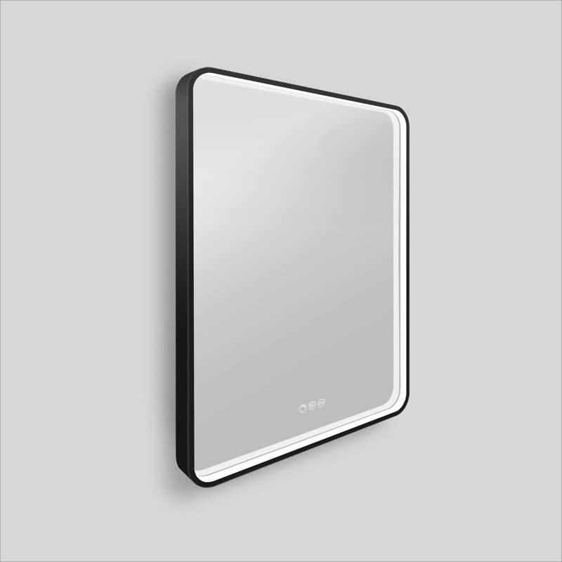 Streamline Rectangular Framed LED Bathroom Vanity Mirror with Defogger, Dimmability, Colour Temperature Change