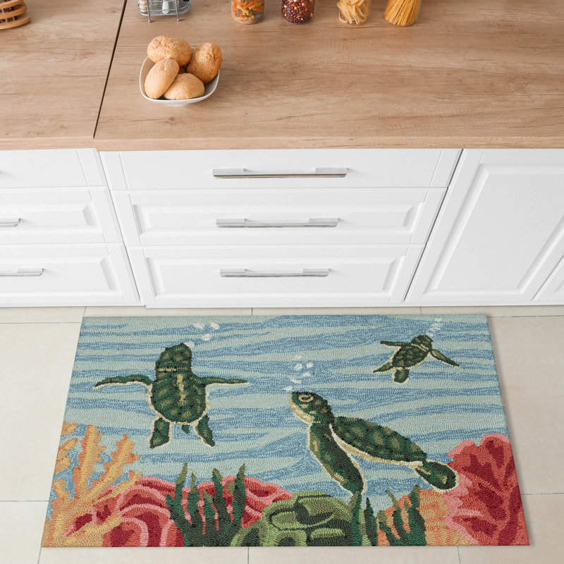 Tapis de cuisine Anbar, Rectangle 2 pi 6 po x 4 pi