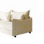 Canapé-lit convertible 3 en 1 avec 3 coussins, canapé moderne en velours 3 places pour les petits espaces et les salons-121049278