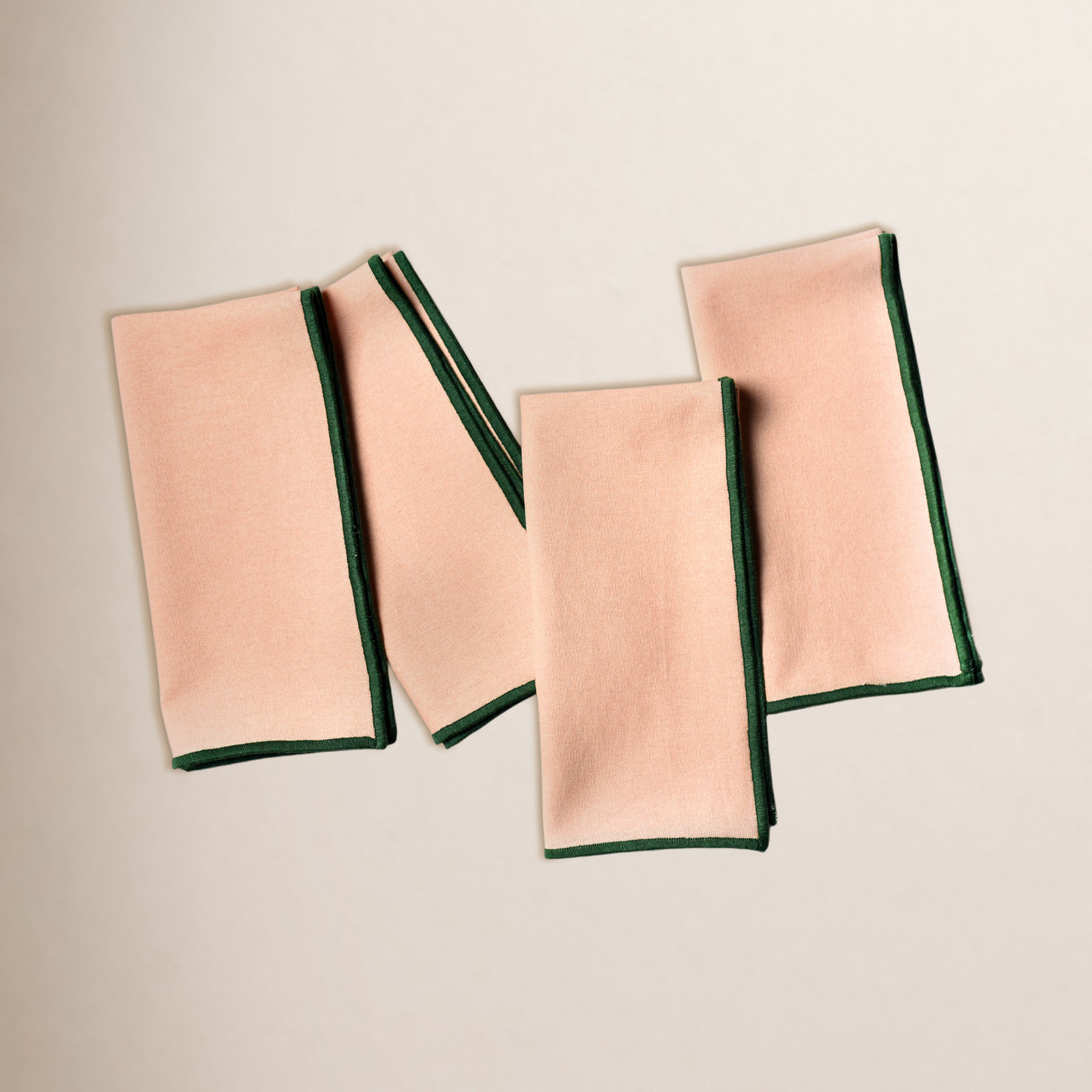 Reversible Napkin, Blush/Pine