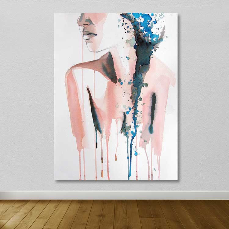 Peinture décorative sur toile