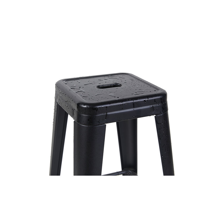 24 Inch Counter Height Stool(Only Dining Chairs), Noir mat, Tabouret de comptoir (siège d'une hauteur de 24 p