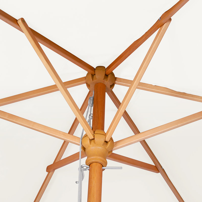 Avent 220cm Market Parasol, Cream