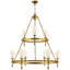 Chapman & Myers Classic Two-Tier Ring Chandelier-89432763-51178362
