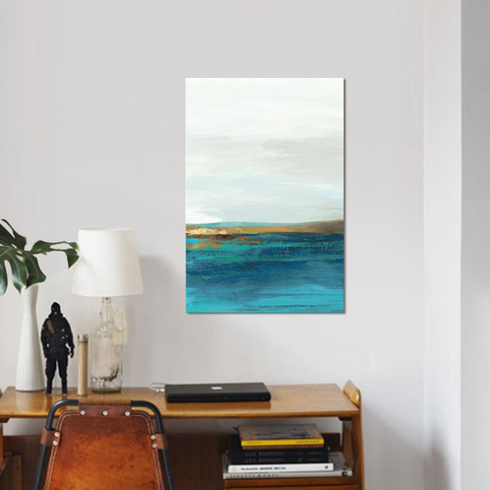 «Pastoral Landscape II», impression sur toile, H 26 po x l 18 po x P 1,5 po, Toile tendue, Pas de tapis
