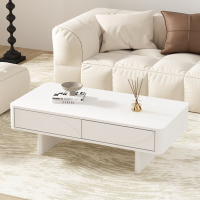 Ella 47" Modern Coffee Table with 2 Drawers by Manhattan Comfort