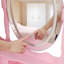 Ensemble de coiffeuse en bois avec modes d'éclairage, miroir et tabouret rembourré Princess-1216701811
