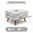 Carmen 29.7''W Upholstered Ottoman-993333208