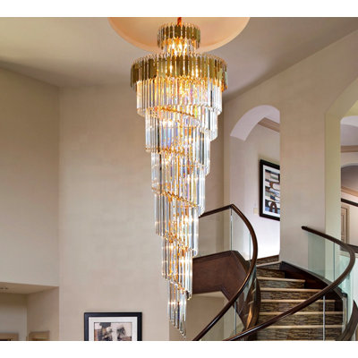 Lustre en cristal 32 lumières or 32 "Grand