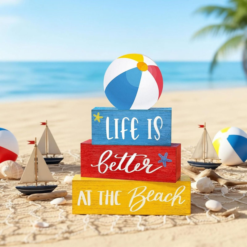 Ensemble de décoration de table Beach Ball Summer
