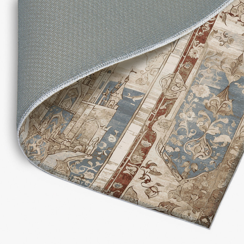 Tapis intérieur et extérieur Oceanview Keep, Rectangle 5' x 7'