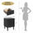 15.5'' W Nightstand