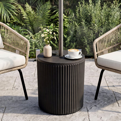 Base de parasol en plastique pour table d'appoint de patio