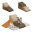 6-Pcs Pet Ramp Dog Stairs Colourful Foam Blocks-783797907
