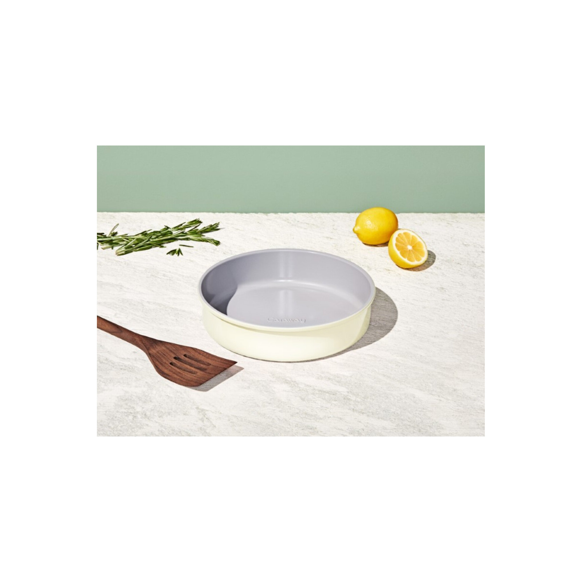 Caraway Nonstick Ceramic Circle Pan, Cream