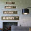 Army Street Sign Aluminum 6" X 24"