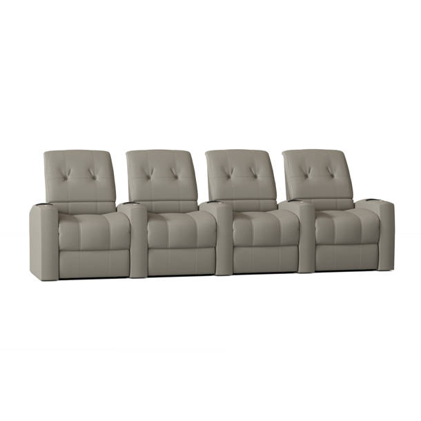 Latitude Run® Home Theater Row Seating (Row of 4) | Wayfair