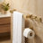 5-Piece Bath Hardware Set Bathroom Accessories Set With Towel Hooks Toilet Paper Holder And Towel Bar -116078743