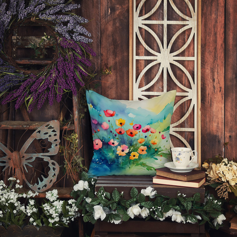 Coussin décoratif intérieur / extérieur Autre / Sans motif, H 14 po x l 14 po