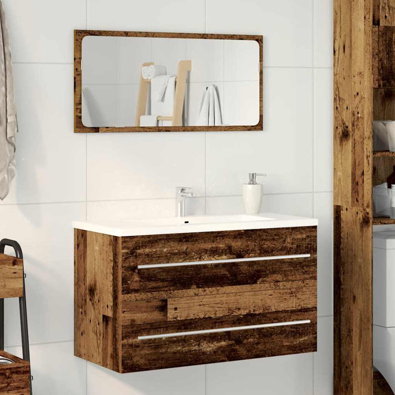 Broek Under Sink Cabinet, Old Wood