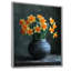 Monochromes jaunes et oranges en pot gris I - jonquilles-248274070-248274078