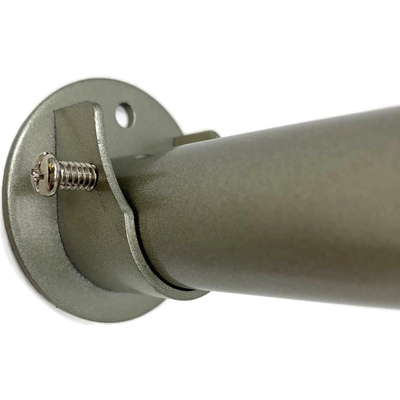 Support de fixation pour rideau intérieur Petillo, Étain, H 1 po x l 2,375 po x P 2,375 po