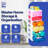 Brayden Studio® Slimline 3.5 Litre Storage Tower Transparent Rainbow Drawer