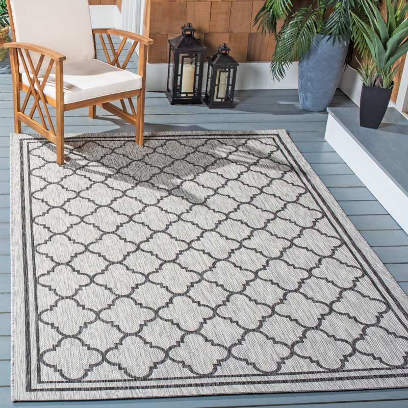 Akaysha Performance Geometric Indoor/Outdoor Area Rug, Rectangle 8' x 10'