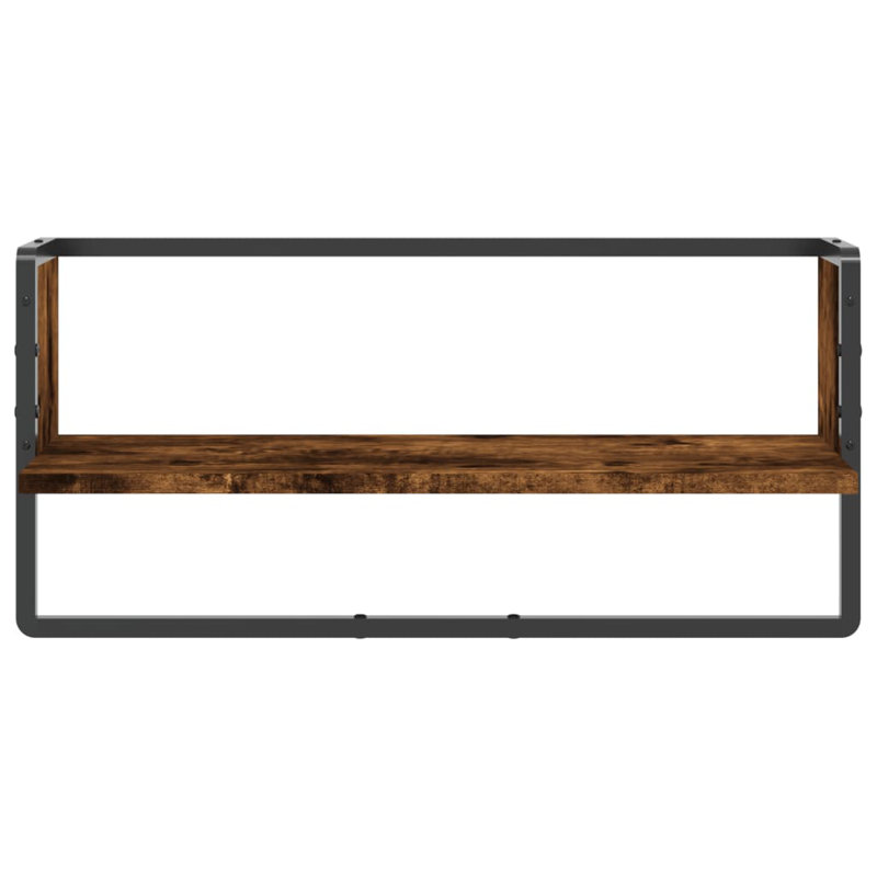 Abyan Bracket Shelf, Smoked Oak