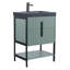  Meuble-lavabo moderne avec plateau en gel acrylique noir Serenity-375953093-375953095-375953117