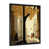 Impression noire sur toile encadrée sélectionné