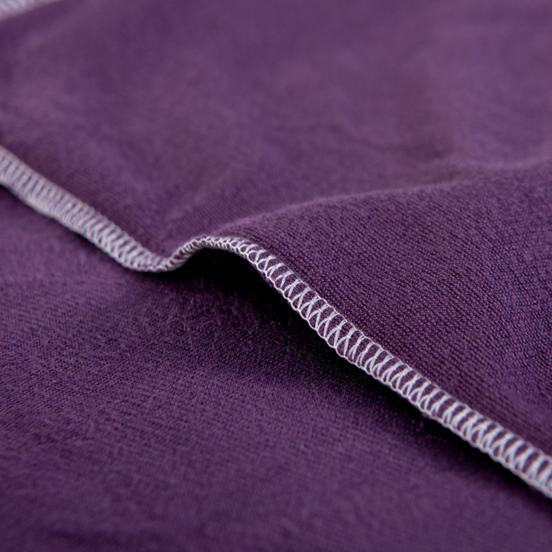 Taies d'oreiller en velours uni pour tout-petits, Mauve
