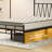 Twin Size Bed Frame with Headboard, Heavy-Duty Platform Bed Frames with Metal Slats Supported,1000lbs Capacity, Fits 79" L x 40" W Mattress,Easy Assembly & Noise Free Design
