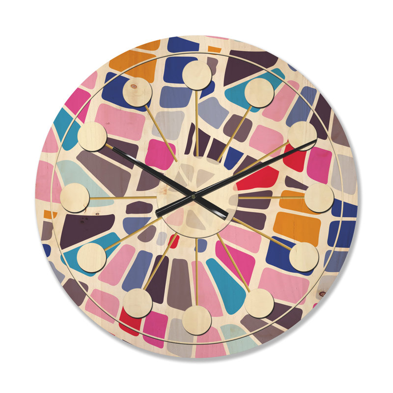 Solid Wood Wall Clock, Medium