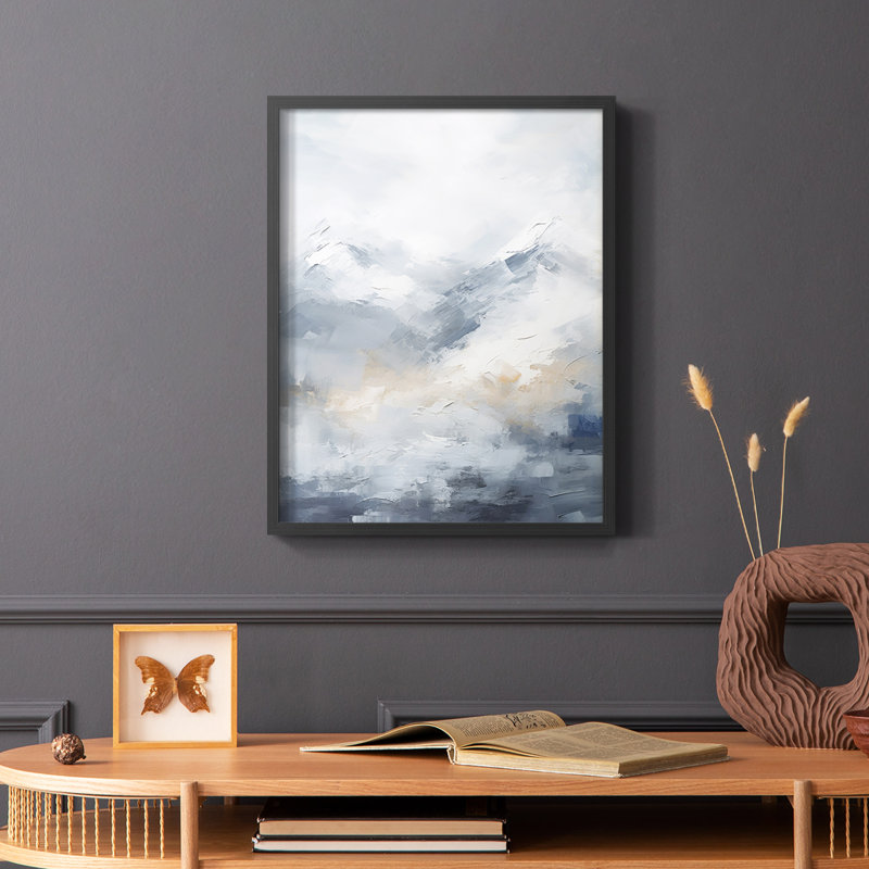 Paysages de la série CCxxxiii - reproduction encadrée de qualité supérieure - prête à être accrochée - aucun clou requis
