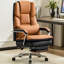Fauteuil de direction double rembourré avec repose-pieds-1888495435