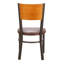 Chaise d'appoint en brun