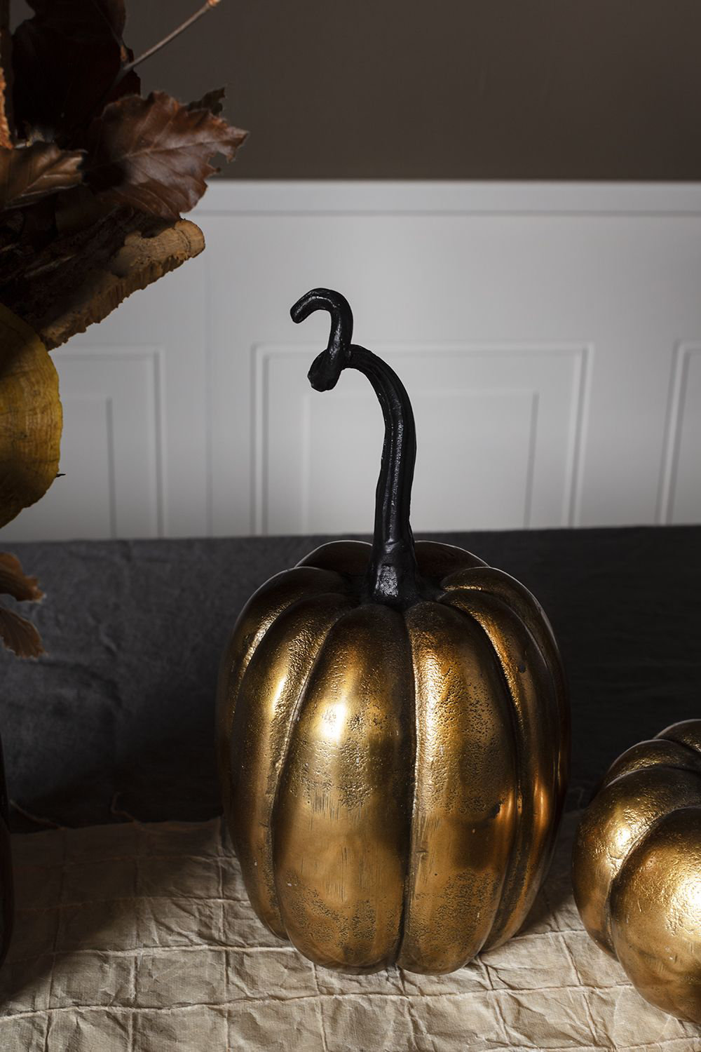 Totem Pumpkin Decorative Accent, 10.75" H x 5.25" W x 5.25" D