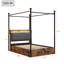 Metal Ottoman Storage Bed-676483330