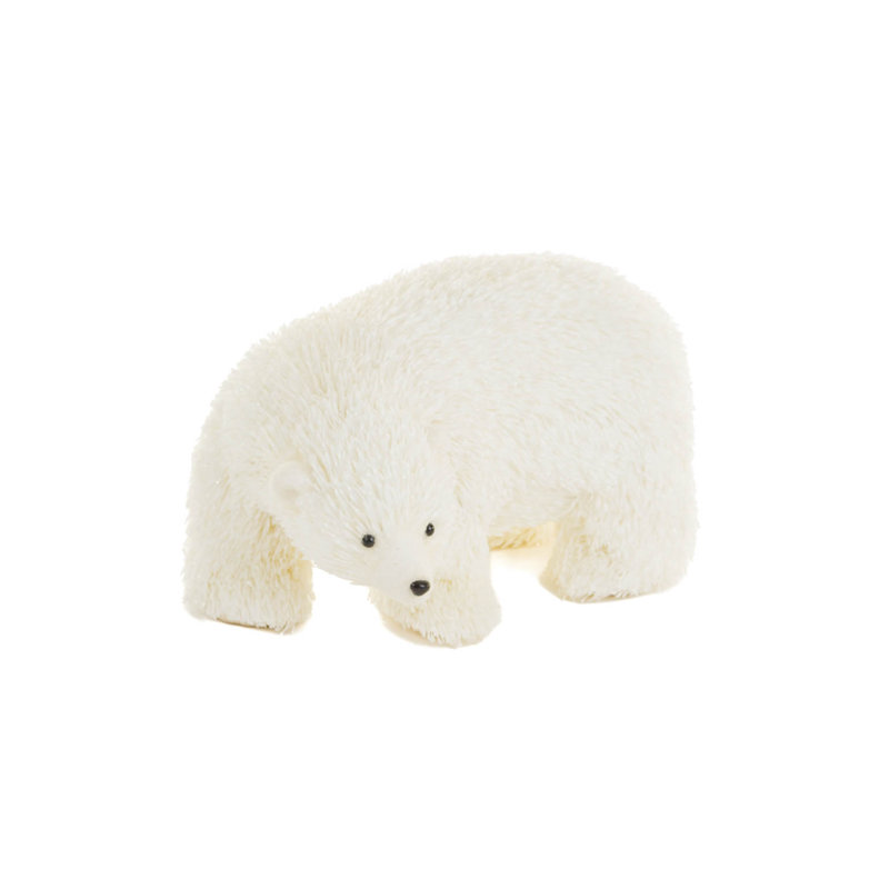 Ours polaire blanc curieux