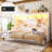 Space-Saving Murphy Bed with Built-in Desk and USB Charging Station-337601013