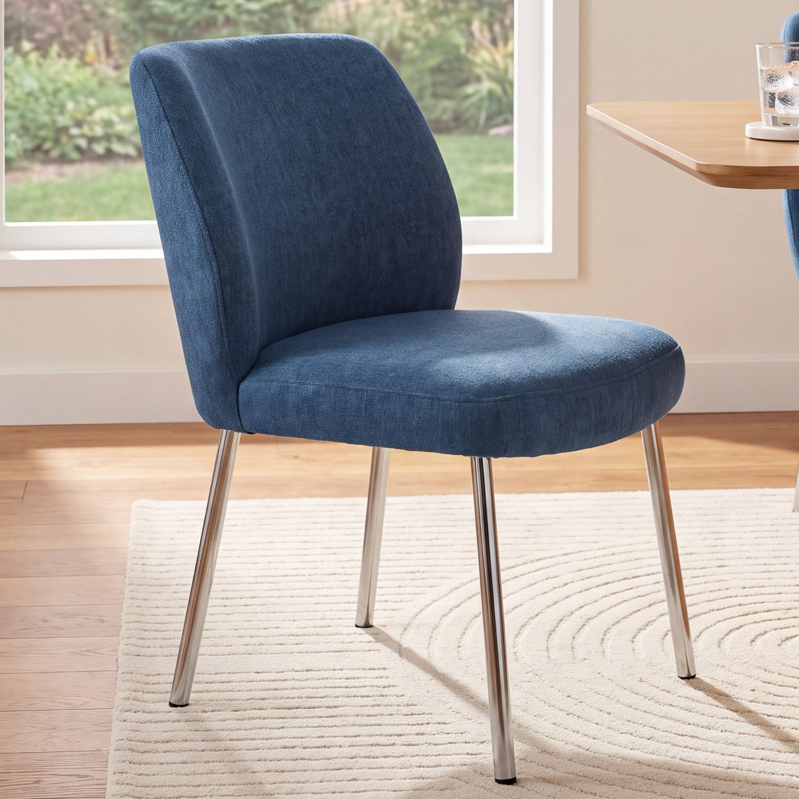Decollete Dining Chair, Blue