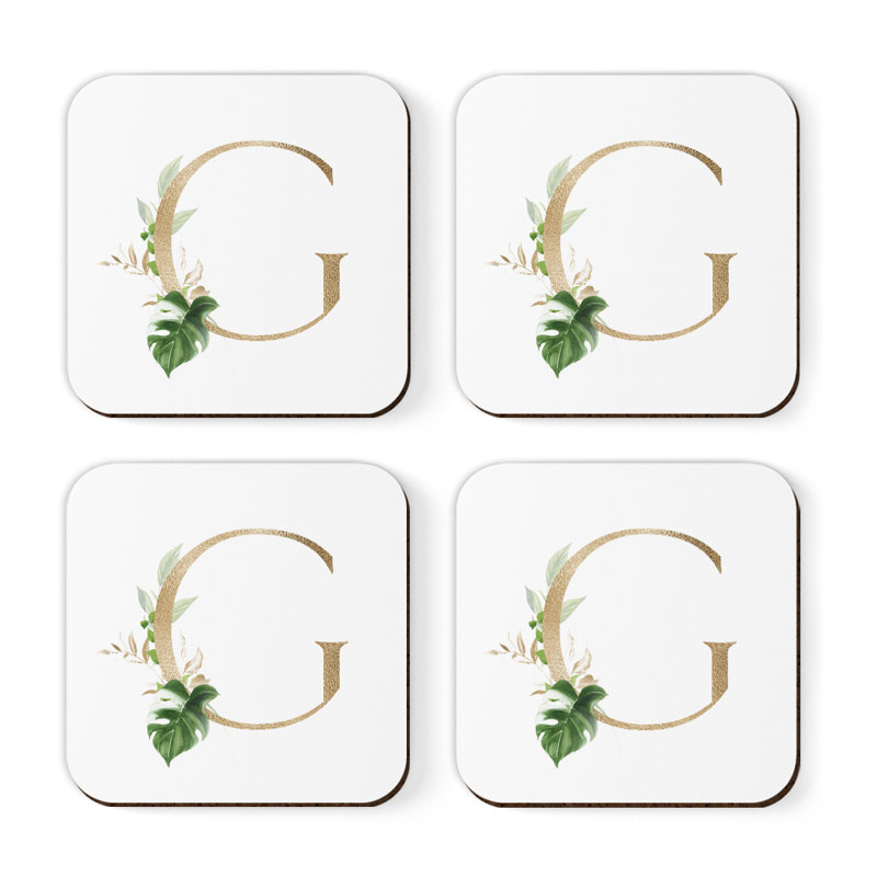 Sous-verre à monogramme Exotic, G