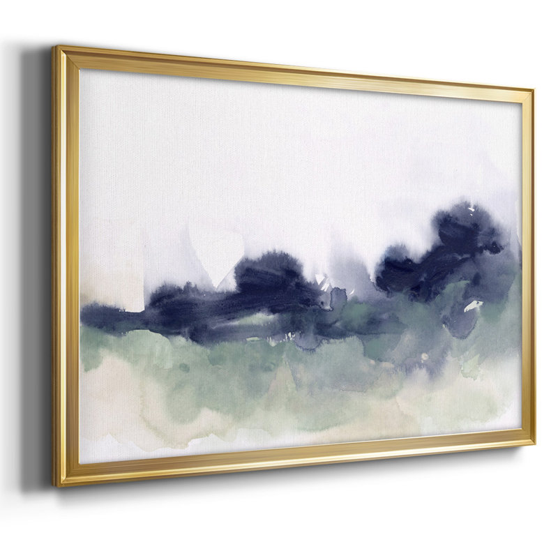 Lake Fog II, reproduction d'art sur toile, H 30 po x l 44 po x P 1,5 po, Or
